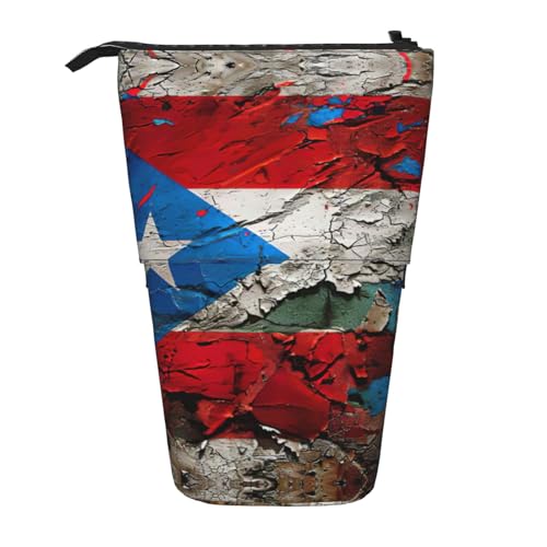 JEJEA Puerto Rico Tapeten-Flaggen-Druck, multifunktionales Teleskop-Federmäppchen, niedliches Schreibwaren-Federmäppchen, tragbare Kosmetiktasche, Schwarz , Einheitsgröße, Taschen-Organizer JEJEA Puerto Rico Tapeten-Flaggen-Druck, multifunktionales Teleskop-Federmäppchen, niedliches Schreibwaren-Federmäppchen, tragbare Kosmetiktasche, Schwarz , Einheitsgröße, Taschen-Organizer von JEJEA