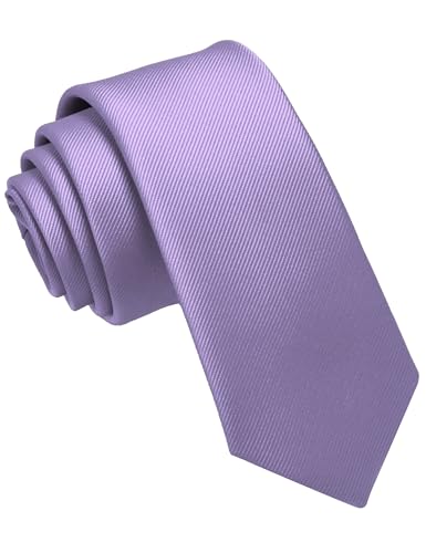 JEMYGINS Krawatte schmale Krawatten für Herren seide Hochzeit Schlips Hellviolett/Verbenenlila JEMYGINS Krawatte schmale Krawatten für Herren seide Hochzeit Schlips Hellviolett/Verbenenlila von JEMYGINS