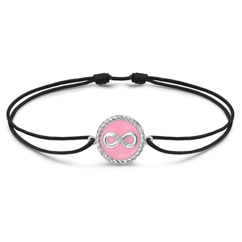 JENDEAR SHINE Fußkettchen für Damen 925er Sterlingsilber Infinity Fußkettchen, Verstellbare Handgemachte Seilkette, Sommer Strand Knöchelschmuck von JENDEAR SHINE