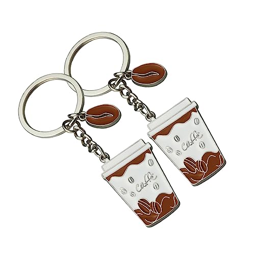 JEWEDECO 2stücke Kreativer Schlüsselanhänger Im Kaffeebecher-Design Aus Dekorativer Taschenanhänger Für Handtaschen Schulranzen Und Autoschlüssel Als Für Eigenen Gebrauch JEWEDECO 2stücke Kreativer Schlüsselanhänger Im Kaffeebecher-Design Aus Dekorativer Taschenanhänger Für Handtaschen Schulranzen Und Autoschlüssel Als Für Eigenen Gebrauch von JEWEDECO