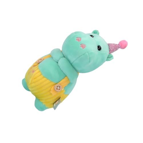 JEWEDECO Nilpferd Plüsch Schlüsselanhänger Kuscheltier Anhänger Niedlicher Kreativer Hellgrün Tasche Rucksack Autoschlüssel JEWEDECO Nilpferd Plüsch Schlüsselanhänger Kuscheltier Anhänger Niedlicher Kreativer Hellgrün Tasche Rucksack Autoschlüssel von JEWEDECO