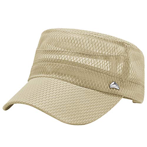 JIAHG Herren Baseball Cap Sonnenhut Mesh Baseballmütze Sommerhut Schnell trocknend Baseball Kappen Sport Cap Flatcap, Frühling und Sommer Bedarf von JIAHG