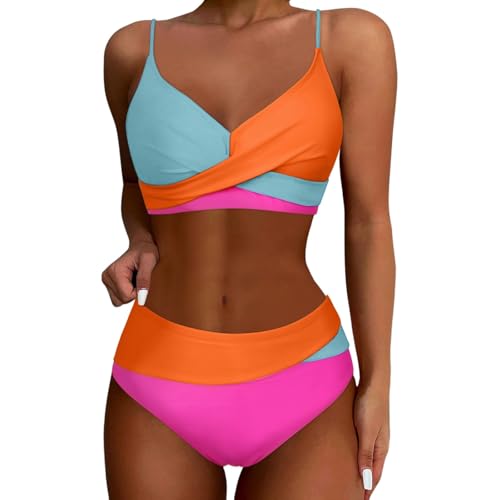 JIANROU Damen Bikini Set Triangel Badeanzug Zweiteiliger Bademode Strand Badeanzug Sport Bikini Curvy Damen Bademode In Großen Größen Bikini Oberteil Damen JIANROU Damen Bikini Set Triangel Badeanzug Zweiteiliger Bademode Strand Badeanzug Sport Bikini Curvy Damen Bademode In Großen Größen Bikini Oberteil Damen von JIANROU