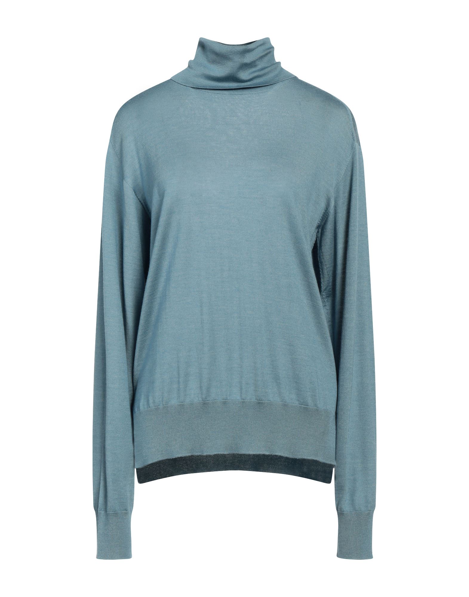 JIL SANDER Rollkragenpullover Damen Blaugrau von JIL SANDER