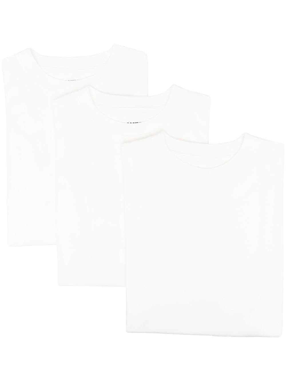 Jil Sander Set aus drei T-Shirts - Weiß von Jil Sander