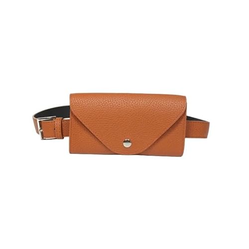 Große Gürteltasche Taillenbeutel Fanny Pack Femalgürtel Telefonbeutel Kleine Brustpacktaschen Frauen Gürtel Messengerbeutel Brieftasche-Orange von JINGBDO