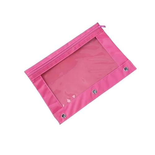 JINGBDO Federmäppchen Mäppchen Zipper -Binder Bleistift Beutelpenst-Rosa von JINGBDO