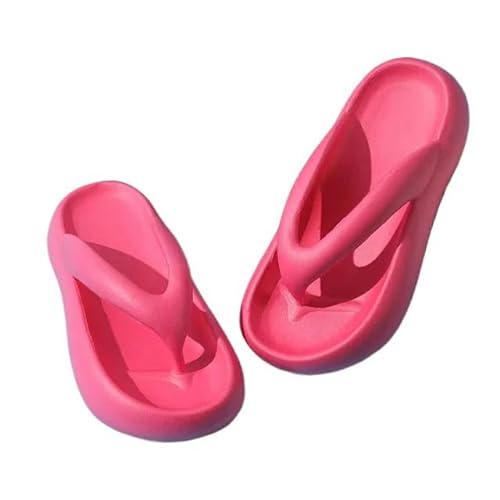 JINGBDO Herren Clogs Hausschuhe, Frauen -Fischgräten -Hausschuhe, Sommerliche Dicke Sohlen-Rosa-38-39 von JINGBDO