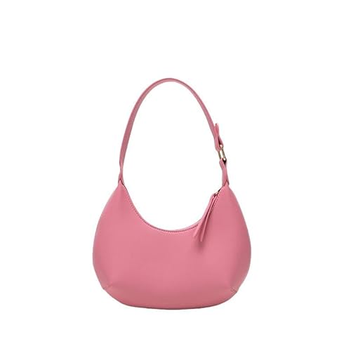 JINGBDO Hobo-Taschesanfte Süße Damentasche Einfache Unterarm Damentasche Hunderte Hobo Tasche Reine Farbe Schultertasche von JINGBDO