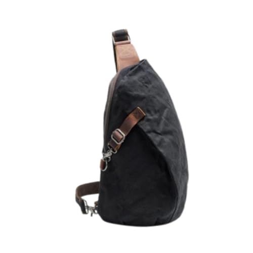 JISADER Canvas Umhängetasche Herren Rucksack Casual Daypacks Schultertasche für Camping Gym, Schwarz JISADER Canvas Umhängetasche Herren Rucksack Casual Daypacks Schultertasche für Camping Gym, Schwarz von JISADER