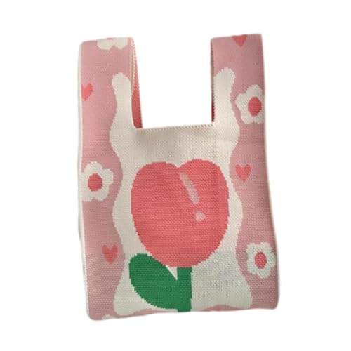 JISADER Kleine Knoten Handgelenk Tasche Geschenk Tasche Handgelenk Handtasche Ästhetische Casual Einkaufstasche, Rosa JISADER Kleine Knoten Handgelenk Tasche Geschenk Tasche Handgelenk Handtasche Ästhetische Casual Einkaufstasche, Rosa von JISADER