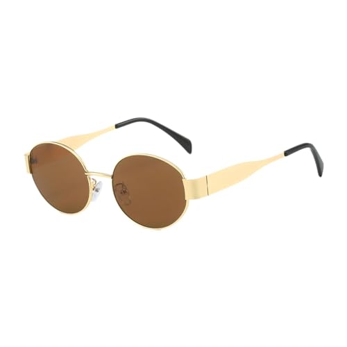 JISADER Sonnenbrille für Damen und Herren, Vintage-Stil, bequemer Metallrahmen, für Camping, Urlaub, Straße von JISADER