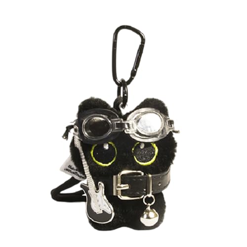 JITNGM Entzückende Schwarze Katze Plüsch Keychain Verspielte Schwarze Katze Plüsch Tasche Charme Accessoire Elegante Beuteldekoration Für Alle Altersgruppen JITNGM Entzückende Schwarze Katze Plüsch Keychain Verspielte Schwarze Katze Plüsch Tasche Charme Accessoire Elegante Beuteldekoration Für Alle Altersgruppen von JITNGM