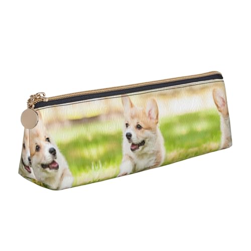 JIUTY Corgi Federmäppchen für Welpen, kleine Reißverschlusstasche für Bleistifte, Stifte, Marker, Make-up, Münzen, weiß, Einheitsgröße, Taschen-Organizer JIUTY Corgi Federmäppchen für Welpen, kleine Reißverschlusstasche für Bleistifte, Stifte, Marker, Make-up, Münzen, weiß, Einheitsgröße, Taschen-Organizer von JIUTY