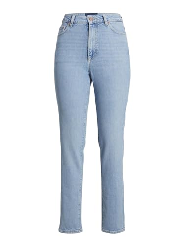 JJXX Damen JXBERLIN Slim HW RC2009 Jeanshose, Light Blue Denim, 30W / 34L von JJXX