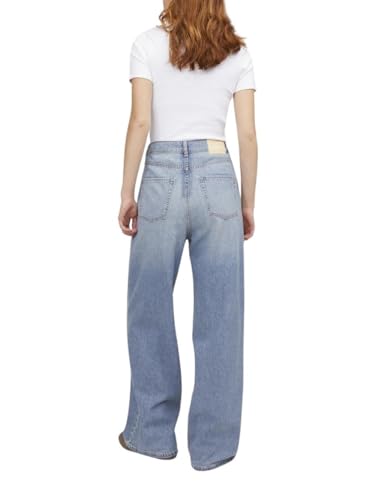 JJXX Damen Jxtokyo Wide Hw Jeans R6078 Dnm Sn, Light Blue Denim, 30W / 32L von JJXX