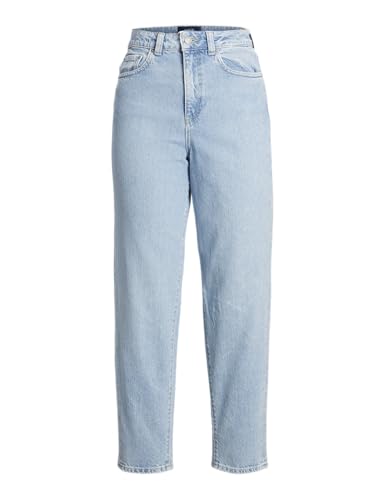 JJXX Women's JXLISBON MOM HW RR4010 NOOS Hose, Light Blue Denim, 27/34 von JJXX