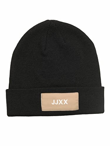 JACK & JONES JJXX Damen Jjxx Jxbasic Logo Beanie Sn Strickm tzen f r Damen, Schwarz, Einheitsgröße EU von JACK & JONES