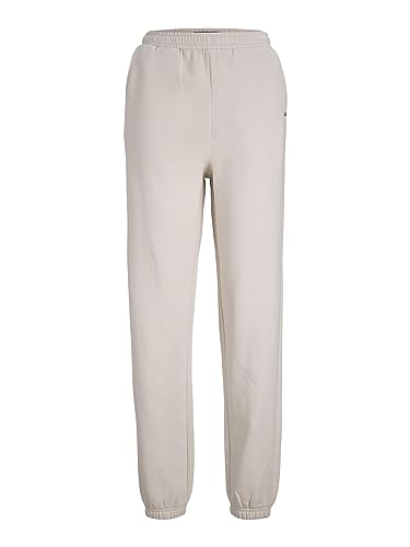 JJXX Women's JXABBIE HW REL Every Brush Pants NOOS Hose, Moonbeam/Print:Black Logo, XS von JJXX