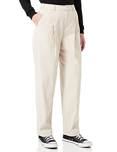 JJXX Women's JXLYKKE Relaxed HW Chino Pants NOOS Chinohose, Cremefarben, 27 von JACK & JONES