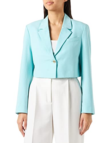 JJXX Women's JXMARY Cropped SN Blazer, Aruba Blue, XL von JJXX