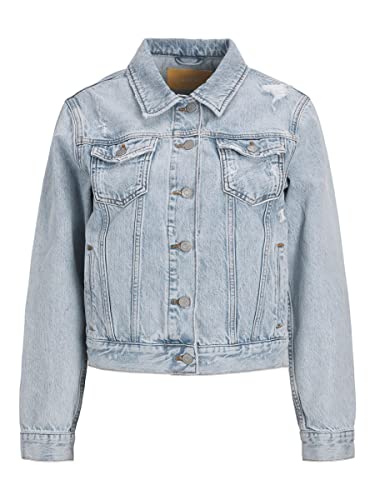 JJXX Women's JXMELINA Regular Jacket CR3013 SVG Jeansjacke, Light Blue Denim, M von JJXX