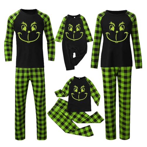 Pyjama Herren Kurz Familien Weihnachtspyjama Cute Pyjama Weihnachts Pyjama Family Nachtwäsche Pyjamahose Damen Lang Damen Pyjama Set Pyjamahose Herren Lang Pärchen Pyjama Familien Weihnachtspyjama von JKJFJKA