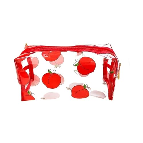 Durchsichtige Tasche 2 Stück Make-up-Sack, Obst-Kosmetiktasche, Gänseblümchen-Reißverschlussbeutel, tragbarer Kulturbeutel for Frauen, Reisen, Urlaub, Badezimmer-Organisation(Color:2pcs) von JMORCO