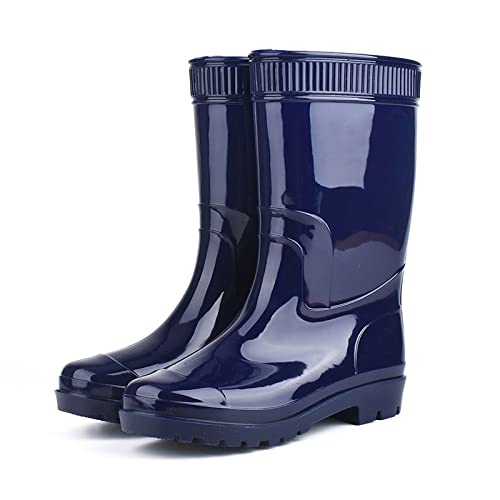 Regenstiefel,Muck Boots, Mid-Tube-Regenschuhe Kurze Regenschuhe Herren Regenstiefel Wasserdichte Küche Rutschfeste Gummischuhe Low-Top Gummistiefel Arbeitsschuhe(Size:10.5) von JMtrCVpL