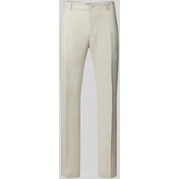 JOOP! Collection Slim Fit Anzughose mit Strukturmuster Modell 'Hank' in Offwhite, Größe 56 von JOOP! Collection