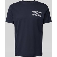 JOOP! Collection T-Shirt mit Statement-Print Modell 'Barrett' in Marine, Größe S von JOOP! Collection