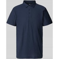 JOOP! Jeans Regular Fit Poloshirt in melierter Optik Modell 'Alanas' in Marine Melange, Größe XL von JOOP! JEANS