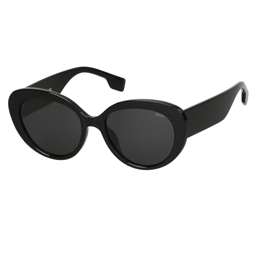 JOOX Retro Groß Cateye Polarisiert Sonnenbrille Damen, Vintage Katzenaugen Brille with UV400 Schutz, Trendy Rahmen Frauen für Autofahren Dekobrillen von JOOX