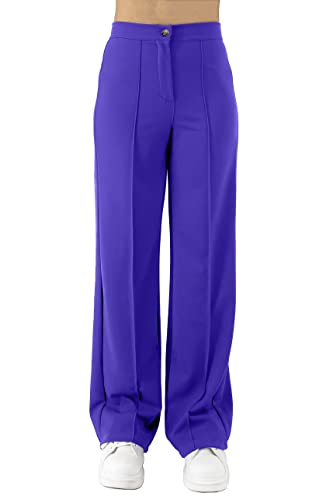 JOPHY & CO. Damen-Hose mit weitem Bein (Artikelnr. 6554), violett, M von JOPHY & CO.