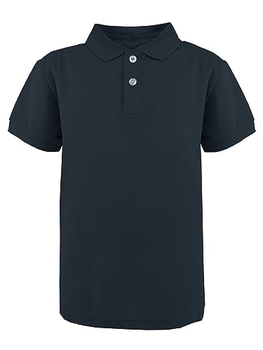 JOPHY & CO. Poloshirt für Schultraining, kurzärmelig und lang, für Kinder und Jugendliche, Unisex, Artikelnummer 2900, 2904 Dunkelblau, 16 Jahre von JOPHY & CO.