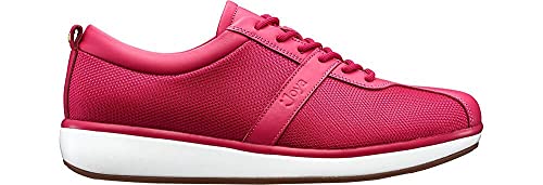 JOYA Emma Dark Pink - Damen Schnürschuhe aus Premiumleder und Textil - 37 2/3 von JOYA