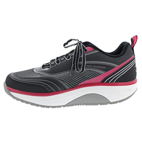 JOYA ID Zoom II Black/Pink Sneaker, Textil/PU, Curve-Sohle, Kategorie Motion 880wal, Größe 39 2/3 von JOYA