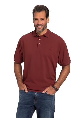 JP 1880 Herren Bauchfit Poloshirts, Dunkel Kirschrot, 6XL EU von JP 1880