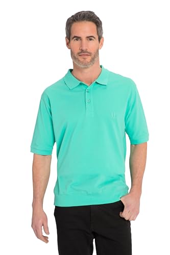 JP 1880 Herren Bauchfit Polo-Pullover, Türkis, XXL EU von JP 1880