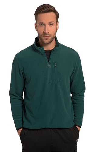 JP 1880 Fleece-Troyer, Bikewear, Langarm, Kragen mit Zipper, flaschengrün 6XL 817773454-6XL von JP 1880