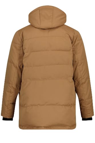 JP 1880 Herren, Outdoor, Kapuze, 2-Wege-Zipper Parka, tabakbraun, 3XL Größen von JP 1880