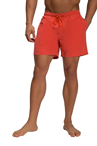 JP 1880 Herren Jay-PI Badeshorts, Beachwear, Elastikbund, Vintage Look Badehose, knallorange, 7XL von JP 1880