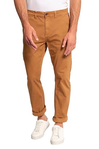 JP 1880 Herren große Größen Übergrößen Menswear L-8XL Chino Hose, Bauchfit, FLEXNAMIC®, 4-Pocket, Regular Fit Caramel 33 748444680-33 von JP 1880