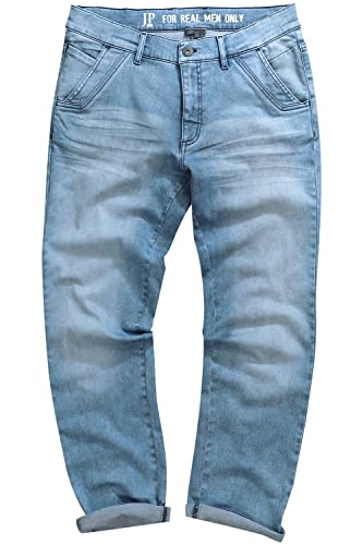 JP 1880 Herren große Größen Übergrößen Menswear L-8XL Chino-Jeans, Used-Look, Straight Fit, Bis Gr. 70 Blue Denim 70 814659902-70 von JP 1880