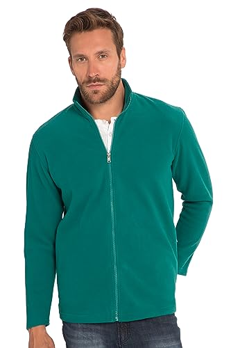 JP 1880 Herren große Größen Übergrößen Menswear L-8XL Fleecejacke, Outdoor, Stehkragen, Zipp-Pockets, bis 8 XL Petrol 3XL 705552460-3XL von JP 1880