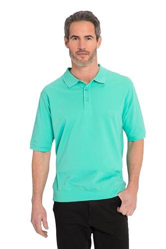 JP 1880 Herren große Größen Übergrößen Menswear L-8XL Poloshirt, Basic, Bauchfit, Piqué, XXL bis 10XL türkis 3XL 712617440-3XL von JP 1880