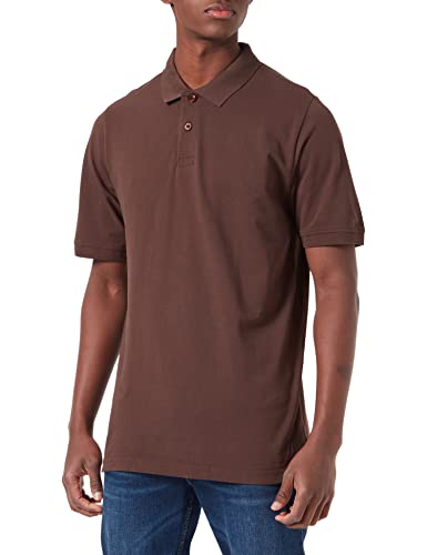 JP 1880 Herren Poloshirt, Piqué, Mahagonibraun, 3XL EU von JP 1880