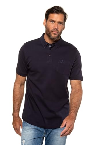 JP 1880 Herren große Größen Übergrößen Menswear L-8XL Poloshirt, Basic, Pima Cotton, Buttondown-Kragen, bis Gr. 8XL dunkel Marine 7XL 723208730-7XL von JP 1880