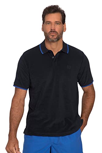 JP 1880 Herren große Größen Übergrößen Menswear L-8XL Poloshirt, Halbarm, Frottee, Polokragen Navy blau 4XL 817918130-4XL von JP 1880