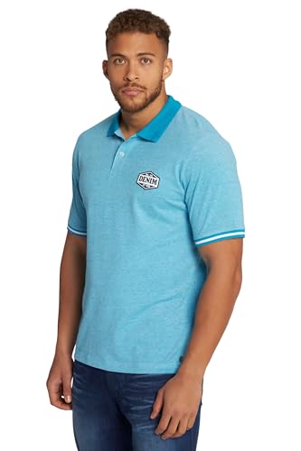 JP 1880 Herren 1 Poloshirt, Dunkles Türkis, 5XL EU von JP 1880